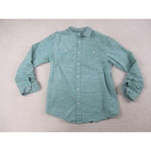 Urban Pipeline Shirt‎ Mens Small Green Button Down Long Sleeve Pockets Collared